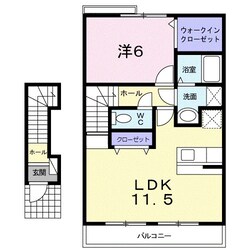 アンソレイユの物件間取画像